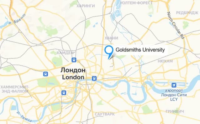 Goldsmiths, University of London, Англия